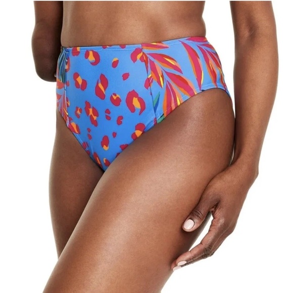 TABITHA BROWN x Target Tropical Leopard Print High Cut Bikini Set NWT Sz. S / M - Picture 11 of 15